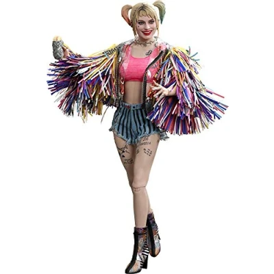 Imagen de Hot Toys Harley Quinn 1:6 Caution Tape Jacket Version