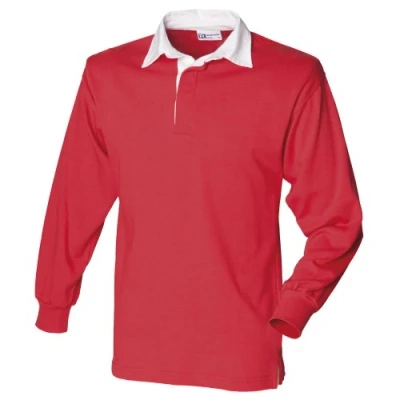 Imagen de Front Row Camiseta de rugby manga larga rojo Red/White Large