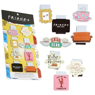 Imagen de FRIENDS Marcapaginas Magnetico, Pack de 8, Accesorios Lectura (Multi 8 Pack)