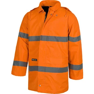 Imagen de Work Team Parka Acolchada, con Cierre de Cremallera y Cintas Reflectantes. EN471. Hombre Naranja A.V. M