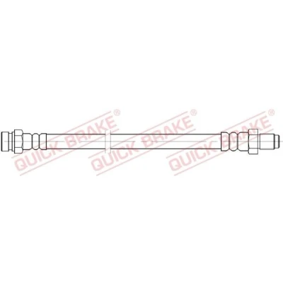 Imagen de QUICK BRAKE 37.048 Latiguillos de Freno 215 M10x1 MITSUBISHI: Lancer 8 Limousine, Outlander 2 SUV,