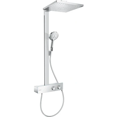 Imagen de hansgrohe 27362000 Raindance E Showerpipe 300 1jet EcoSmart 9 l/min con ShowerTablet 350 cromo