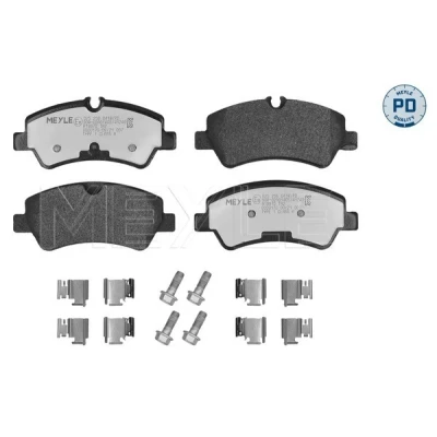 Imagen de MEYLE 025 256 0418/PD Juego de pastillas freno Eje trasero preparado para indicador desgaste Chapa antichirridos FORD: Transit Custom V362 Furgón