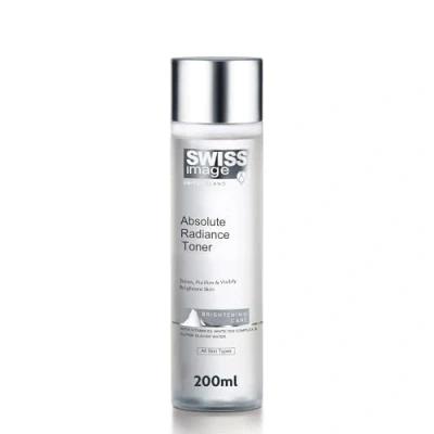 Imagen de Swiss Image Absolute Radiance Whitening Toner, 200ml, Tonifica, purifica y aclara visiblemente la piel enriquecido con Niacinamida para Todo Tipo de Pieles
