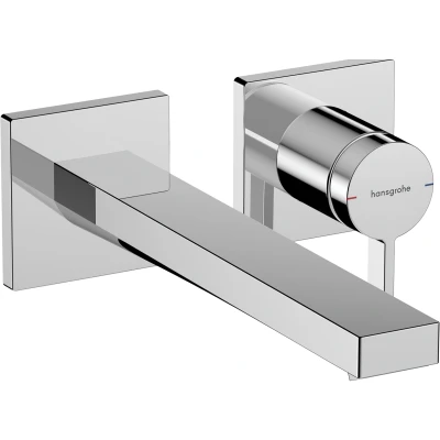 Imagen de hansgrohe Tecturis E grifo lavabo empotrado con desagüe, monomando 22,5 cm, mezclador ahorro de agua (EcoSmart+), cromo, 73051000