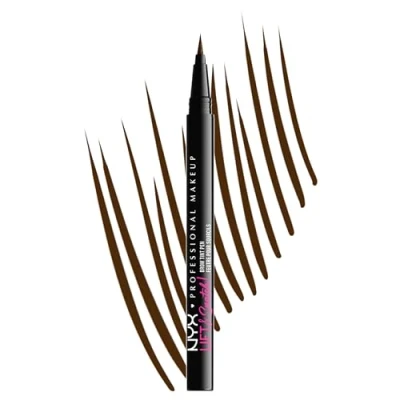 Imagen de NYX Professional Makeup Lift &amp; Snatch! Lápiz de Cejas Larga Duración 16H, A prueba borrones, No transfiere, Tono Espresso