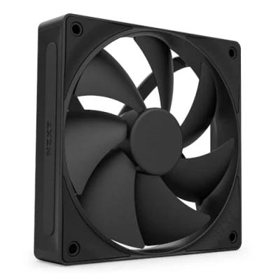 Imagen de NZXT F120P Ventilador de presión estática para Caja PC 120 mm Ideal radiadores y disipadores Alta Entrada Trasera biselada Bajo Ruido Control PWM Negro
