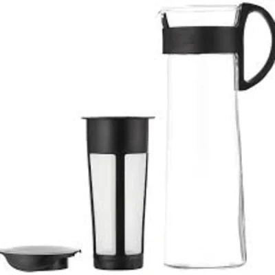 Imagen de HARIO MCPN 14 B Cafetera fría (1000 ml), color negro, fabricada en Japón