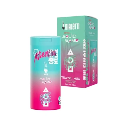 Imagen de Bialetti Travel Mug Squid Game©, 360ml, Acero Inoxidable, Double Wall
