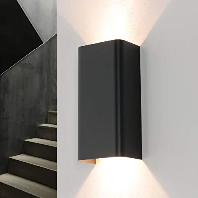 Imagen de aplique GU10 interior, pasillo grafito, iluminación indirecta pared, arriba y abajo luces lámpara de pared dormitorio, luz