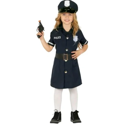 Imagen de FIESTAS GUIRCA Disfraz policia niña Infantil Edad 5 6 años