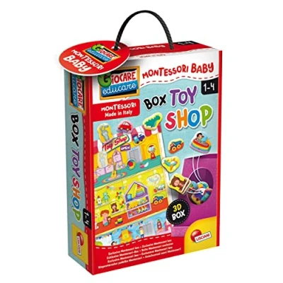 Imagen de Lisciani Montessori Baby Box Tienda de Juguetes Juego educativo táctil para bebés a partir 1 año 92734