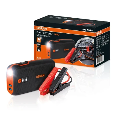 Imagen de OSRAM BATTERYstart 300 OBSL300 Arrancador de bateria portatil con iluminación transfondo norauto, oscaro, mister auto