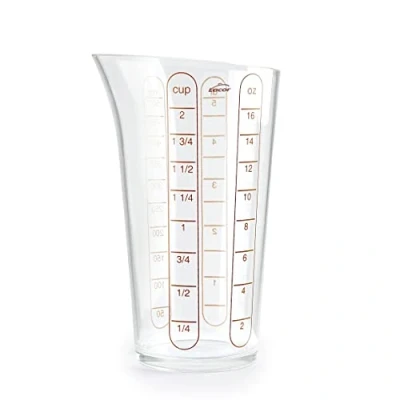 Imagen de Lacor 67075 Vaso Medidor Básico, Recipiente con Medidas, de Líquidos, Plástico Máxima Calidad, Libre BPA, 8,5 cm, 0,5 L
