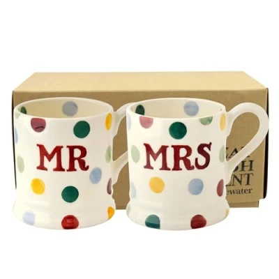 Imagen de Emma Bridgewater Taza Grande de 1/2 Pinta (300 ml) Tazas Ceramica Para Desayuno, Cafe, Capuchino, Café con Leche o Té, Diseños Originales y Bonitos, Mug
