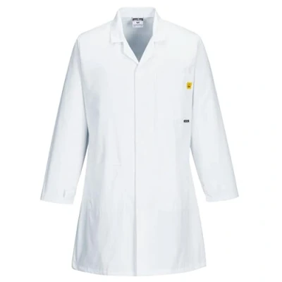 Imagen de Portwest Bata Esd Antiestática, Tamaño: L, Color: Blanco, AS10WHRL