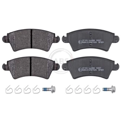Imagen de A.B.S. 37153 Juego de pastillas freno sin sensor desgaste PEUGEOT: 206 Hatchback, 306 Berlina, CITROËN: Xsara Hatchback
