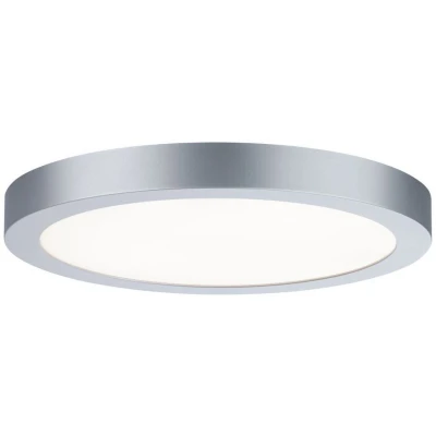 Imagen de Paulmann 70983 panel LED Abia, cuadrado, incl. 1x22 W, lámpara de techo, cromo mate, luminoso, plástico, luz techo 2700 K