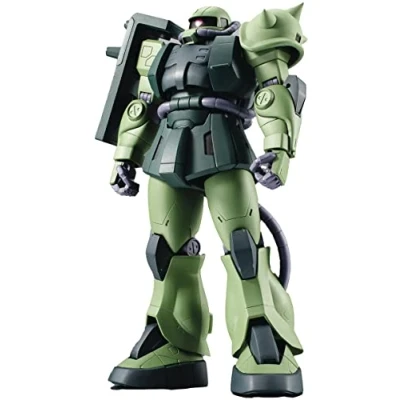 Imagen de BANDAI CO. LTD Ms 06jc zaku II Type Ver. a.n.i.m.e. Fig 12,5 cm mdg The 8th Team Robot Spirit re Run