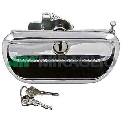 Imagen de MIRAGLIO 80/75 Manecilla de Puerta izquierda con llave cromado