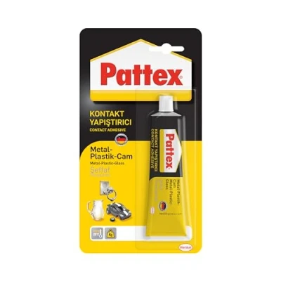 Imagen de Pattex Cola de contacto, para trabajos bricolaje, color transparente, 50gr (1419320)