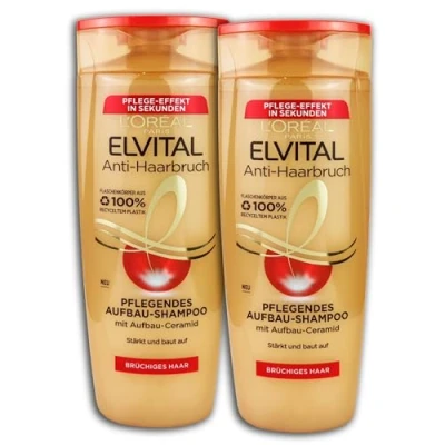 Imagen de L&#039;Oréal Paris Elvital Champú antirotura del cabello, 300 ml