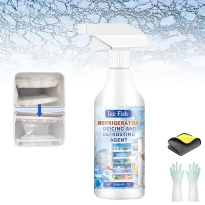 Imagen de Spray Descongelador Para FrigoríFico Y Congelador, Descongelar FrigoríFicos De 120 Ml, Congeladores AutomóViles, RáPida Eficaz (1pcs)