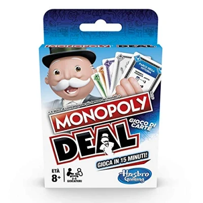 Imagen de Monopoly Deal, Juego de cartas, Versión en italiano, Multicolor