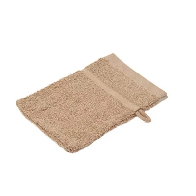Imagen de Gözze Set de 4 manoplas baño, Suave y Absorbente, Algodón, 16 x 21 cm Capuchino