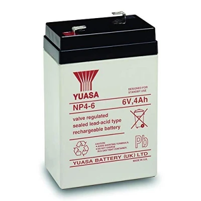 Imagen de Best Price Square Battery, Lead Acid 6V 4AH NP4 6 by YUASA