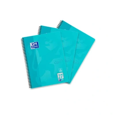 Imagen de Oxford Touch Collegeblock A4 Bloc de notas (A4, con doble borde, 80 hojas), color azul, pack 3