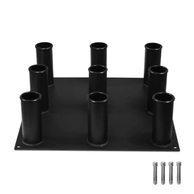 Imagen de Yes4All Barbell Rack de almacenamiento vertical soporte para barra olímpica