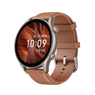 Imagen de Amazfit GTR 3 Pro 46mm Smartwatch Pantalla AMOLED Frecuencia Cardíaca Sueño Estrés Monitorización de SpO2 Reloj Deportivo con 150 Modos Deportivos GPS Llamadas Bluetooth Control Música Alexa