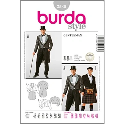 Imagen de Patrón Burda 2530 Carnaval Gentleman