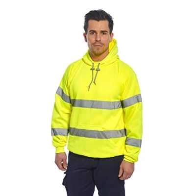 Imagen de Portwest Sudadera De Alta Visibilidad Con Capucha , Tamaño: 4XL, Color: Amarillo, B304YER4XL