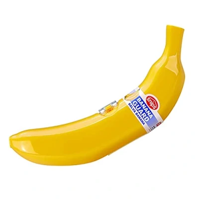 Imagen de Snips , Contenedor de Banana, para Llevar, Protege Plátanos, Recipiente Alimentos, Lunch Box, Color Amarillo, 25 x 5.5 5.5, Made in Italy Libre BPA