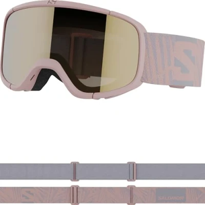 Imagen de Salomon Lumi Access Gafas de Esquí Snowboard Niños, Máscara para Deportes invierno, Lente Multicapas, Duradera y Adaptable, Naranja/Dorado, Talla Unica