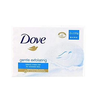 Imagen de Dove Jabón exfoliante suave (3 unidades, 2 x 100 g)