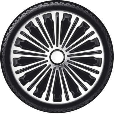 Imagen de AutoStyle PP 5254 Tapacubos 14Pulgada negro/plata