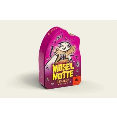Imagen de Schmidt Spiele 40899 Mogel Motte Deluxe, Tres Magos Juego de Cartas en una Lata Metal y Equipo Especial