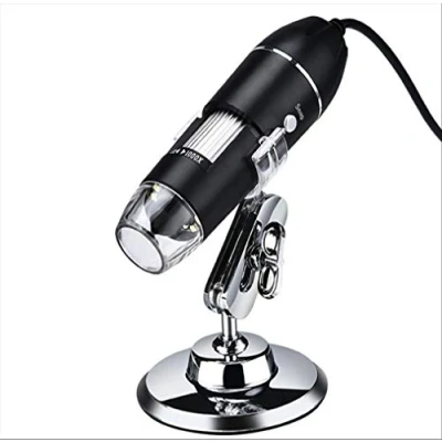 Imagen de Meichoon 1600X Microscopio USB con Aumento Endoscopio Portátil,Mini Digital Soporte de Metal,Compatible Android Mac Windows 7 8 10 XP,NB01C