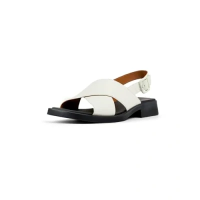 Imagen de Camper Dana K201600, Sandalia X Strap Mujer, Naturaleza Blanca 004, 36 EU