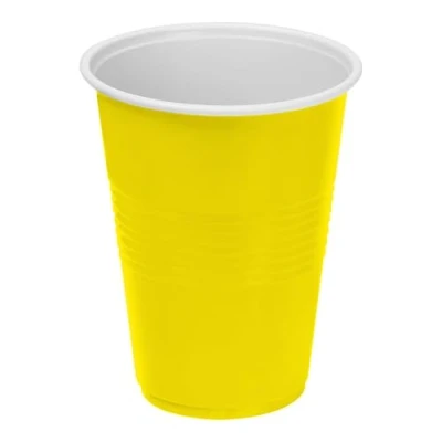 Imagen de Algon Set De Vasos Color Limon 450cc 10 Unidades Plástico Resistente Y Reutilizable Diseño Moderno Elegante Ideal Para Fiestas Eventos