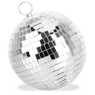 Imagen de com four® Bola de Discoteca Espejos para Colgar Fiestas Fiesta Nochevieja, cumpleaños, temáticas Ø 15 cm (Ø 15cm)