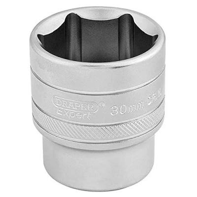 Imagen de Draper H MM/MS 1/2 &quot;Square Drive 6 Punto Metric Socket (30 mm), color azul