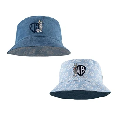 Imagen de Cinereplicas Bob Reversible Talla Única Bugs Bunny 100% algodón Licencia Oficial