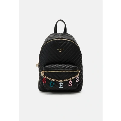 Imagen de Guess Junior Small Backpack Unisex Mochila Jet black para niños, Talla: One Size,
