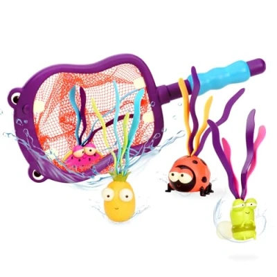 Imagen de B. Toys Juguetes para la Piscina de Buceo niños Juego Set el Verano 3 años + Scoop A Diving Hubba