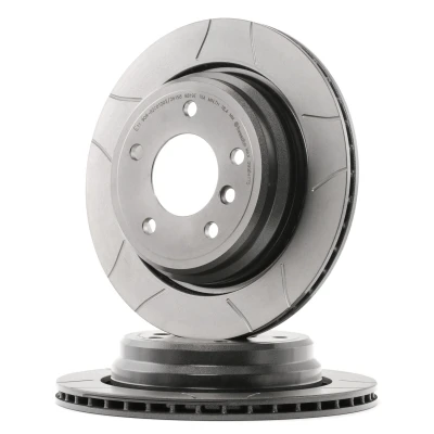 Imagen de BREMBO MAX LINE 09.6841.75 Disco de freno 298 20 5 ventilación interna, ranurado revestido altamente carbonizado con tornillos BMW: Berlina