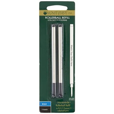 Imagen de Recambio Monteverde para roller (Dupont) Fine Black 2 Pc